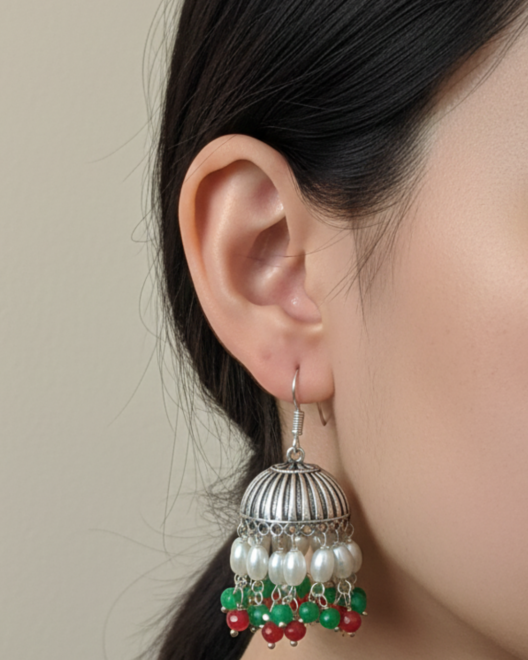 Beautiful Multi Coloured Jhumkas – Trendy Lightweight Traditional Earrings