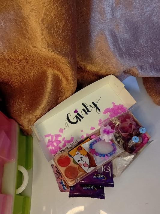 Girly Gift Hamper – Cute Makeup, Jewelry & Treats | Perfect for Birthdays & Surprises 🌸