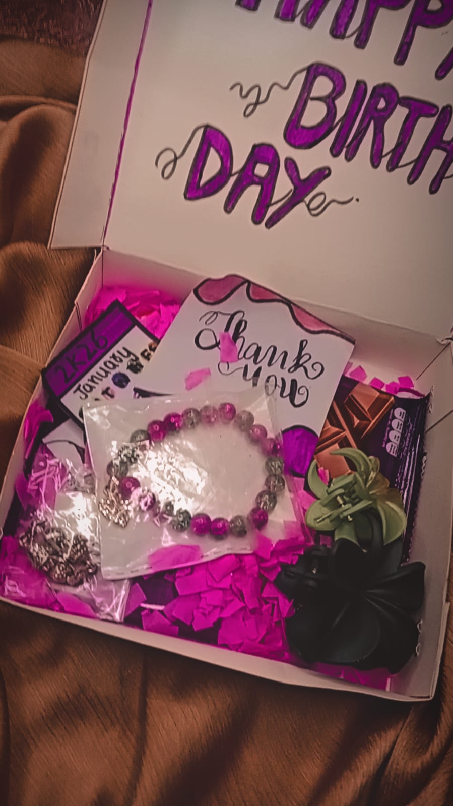 ✨ Premium Birthday Gift Hamper for Girls | Stylish Jewelry, Chocolates & Custom Cards | Perfect Birthday Surprise Box 🎉